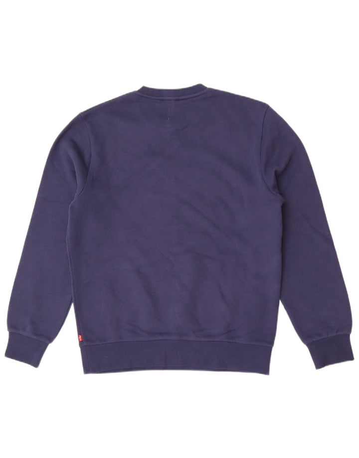 Męski sweter Levi's Graphic Standard Fit, mały, granatowy, klasyczny