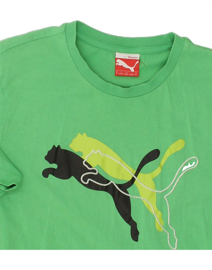ADIDAS Mens Graphic T-Shirt Top Small Green Cotton Vintage Adidas and Second-Hand Adidas from Messina Hembry 