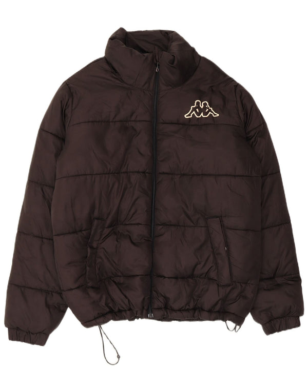 Męska ocieplana kurtka KAPPA UK 40, duża, czarna, poliester