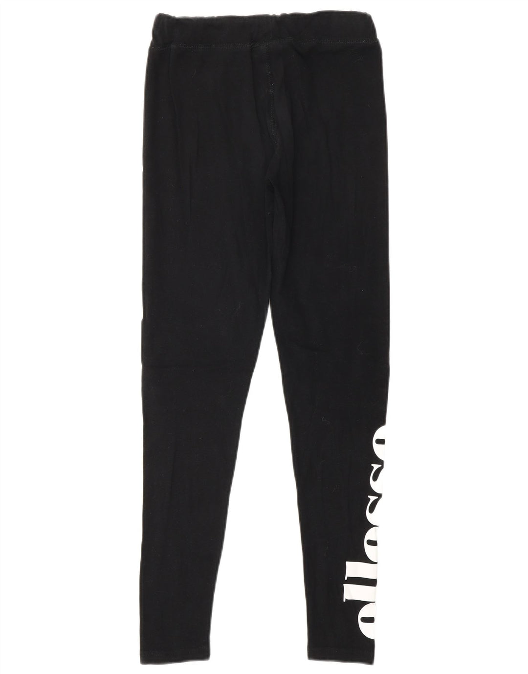 Damskie legginsy graficzne ELLESSE UK 8, małe, czarne