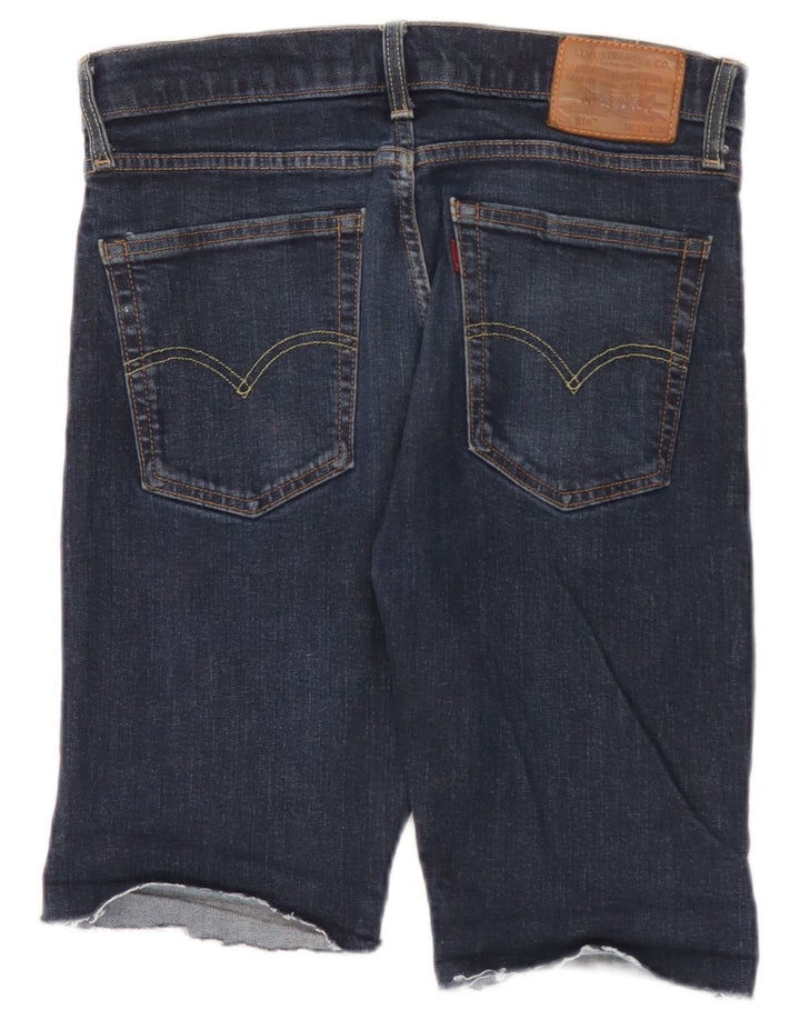 Męskie spodenki jeansowe Levi's 510 W32 Średni granatowy, bawełniany