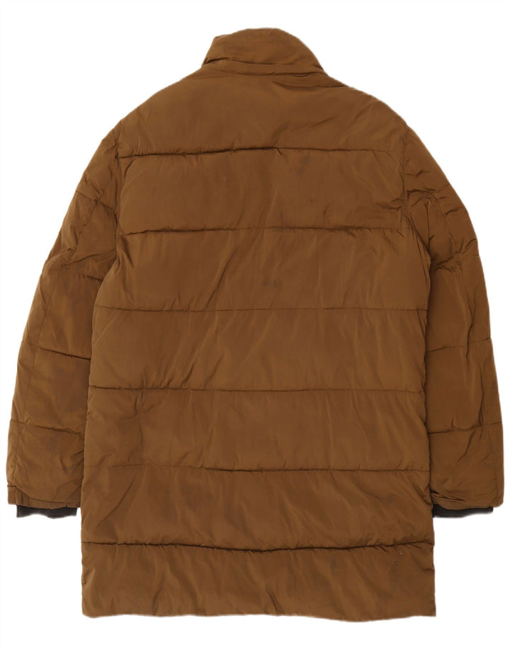 Męski ocieplany płaszcz Zara UK 38 Medium Khaki Nylon Biker