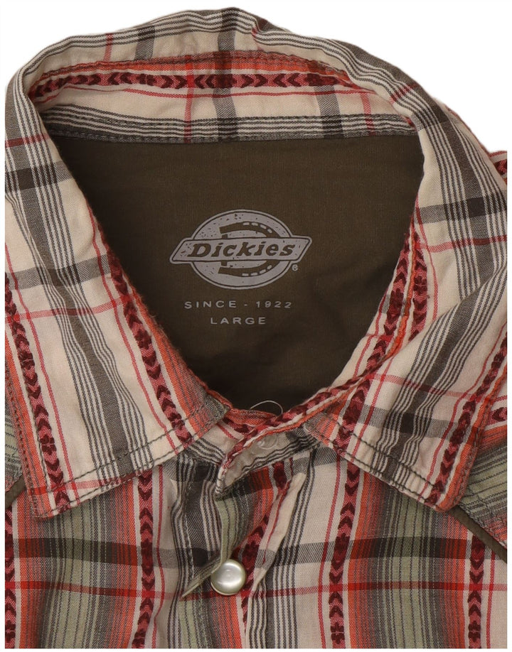Koszula męska Dickies w dużą wielobarwną kratkę