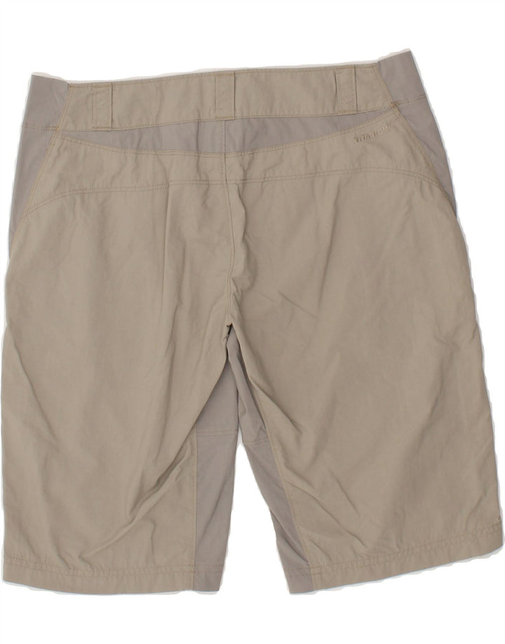 COLUMBIA Womens Titanium Chino Shorts US 6 Medium W30 Grey Colourblock Vintage Columbia and Second-Hand Columbia from Messina Hembry 