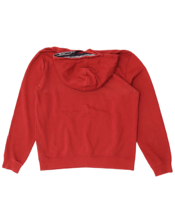 Chłopięcy sweter z kapturem Champion z grafiką, 15-16 lat, 2XL, czerwony, bawełniany