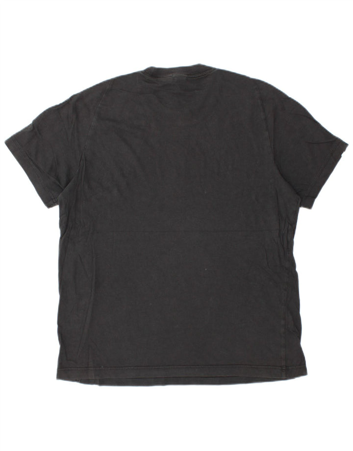 Adidas Męski T-shirt Top Średni Czarny Bawełniany