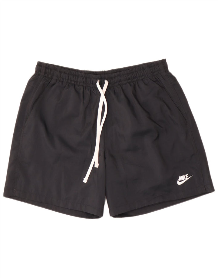 Męskie spodenki sportowe Nike, duże, czarne, poliestrowe