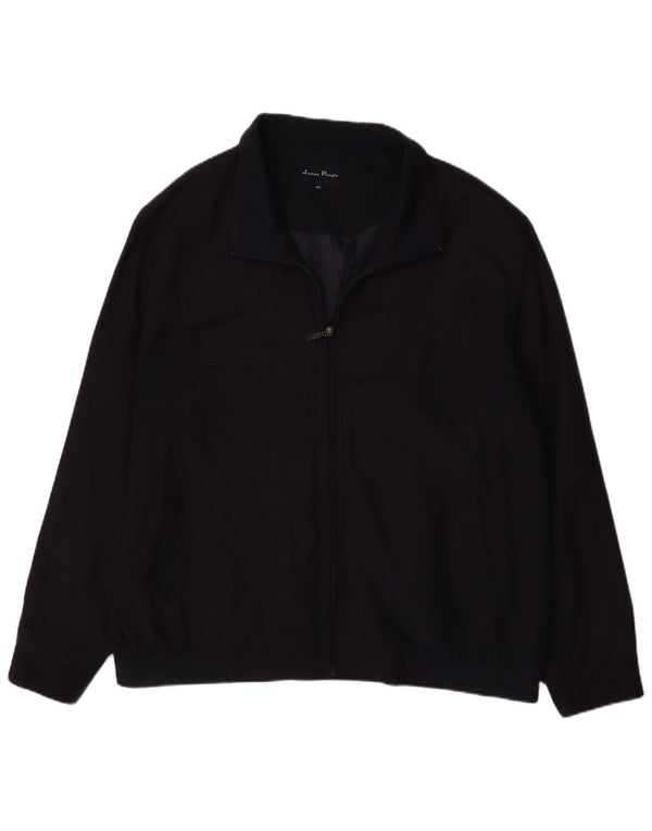 Męska kurtka bomber James Pringle UK 44 2XL granatowa, bawełniana