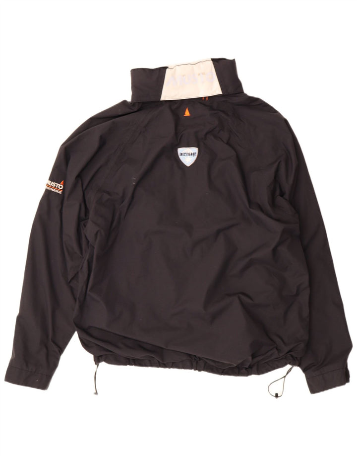 MUSTO Mens Rain Jacket UK 42 XL Black Nylon