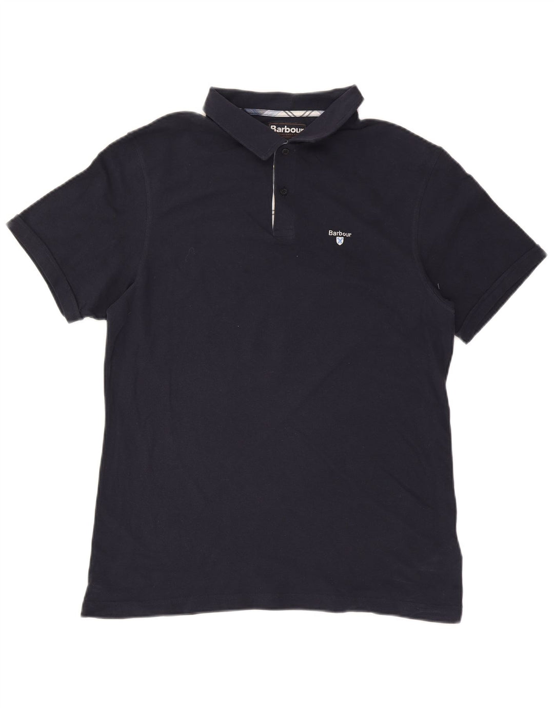 Męska koszulka polo Barbour XL, granatowa, bawełniana