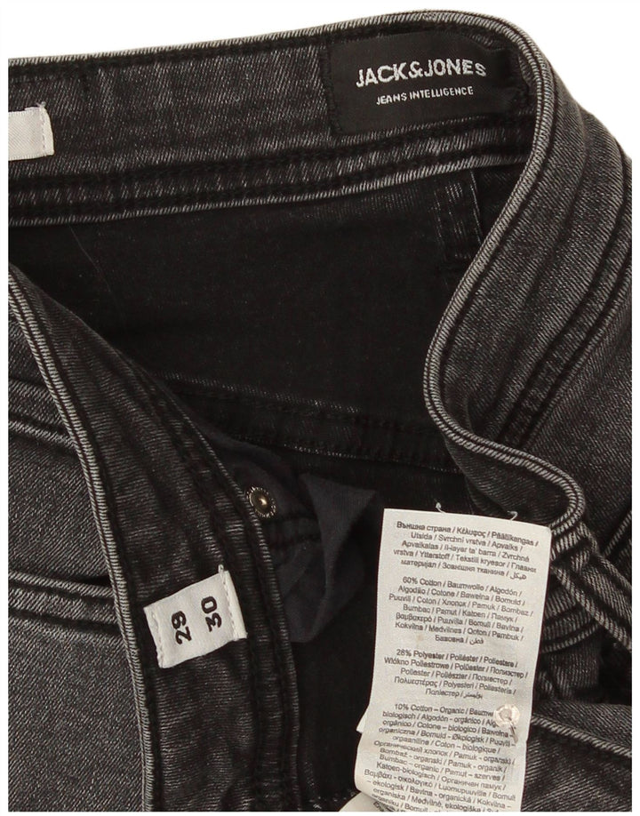 Męskie jeansy typu slim Jack & Jones W29 L30 Szara bawełna