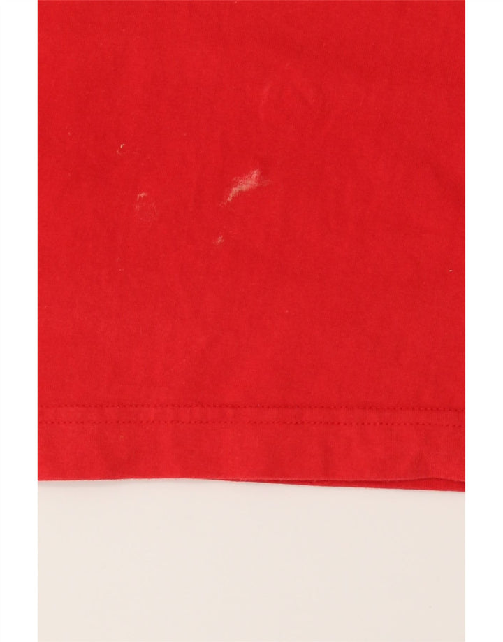 FILA Mens T-Shirt Top XL Red Vintage Fila and Second-Hand Fila from Messina Hembry 