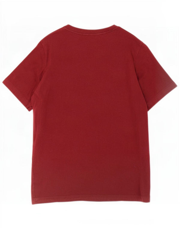Chłopięcy T-shirt z grafiką Nike 13-14 lat XL, bordowa bawełna
