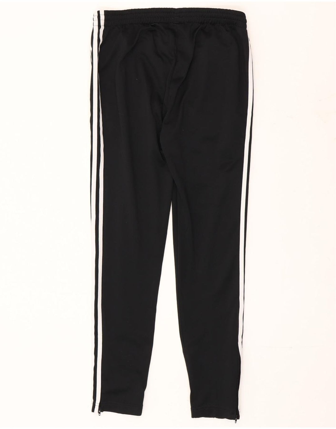 Damskie spodnie dresowe ADIDAS UK 10, małe, czarne, poliestrowe