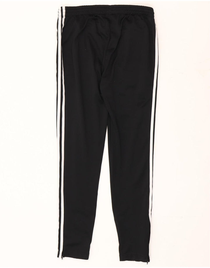 Damskie spodnie dresowe ADIDAS UK 10, małe, czarne, poliestrowe