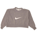 Damska bluza dresowa Nike Crop Graphic Oversize UK 10, mała, szara