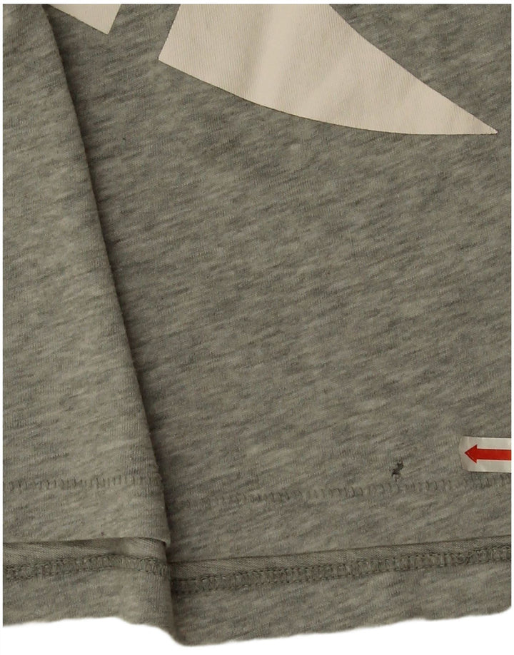 Damska koszulka Nike Oversized Graphic Top UK 16, duża, szara, nakrapiana