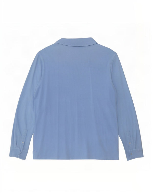 Polo Ralph Lauren Mens Long Sleeve Shirt 2XL Blue Cotton