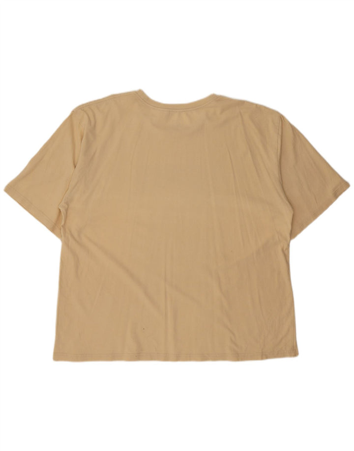 Męska koszulka z grafiką Rip Curl, duża, żółta plaża