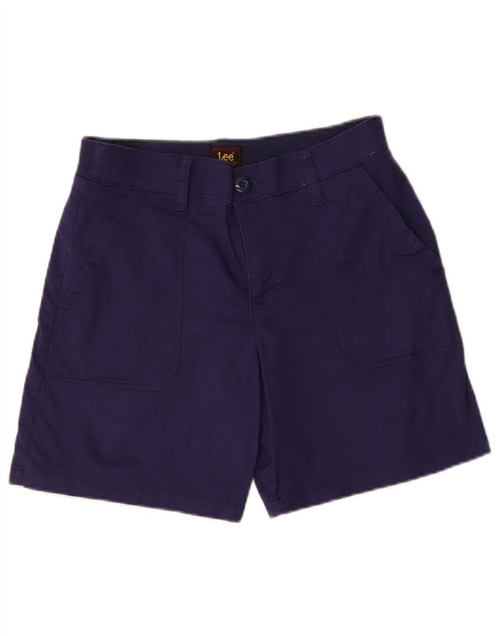 Damskie spodenki Chino Lee US 6 Medium W30 Granatowa bawełna