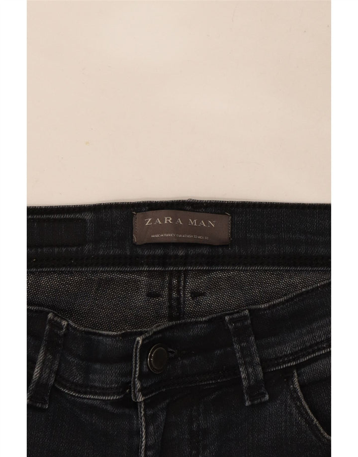 Męskie jeansy Zara Slim EU 42 Large W32 L29 Niebieskie