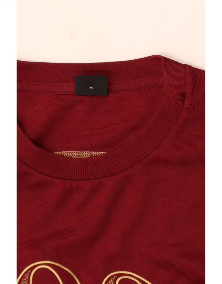 Męska bluza z grafiką Hugo Boss w kolorze średniego burgunda