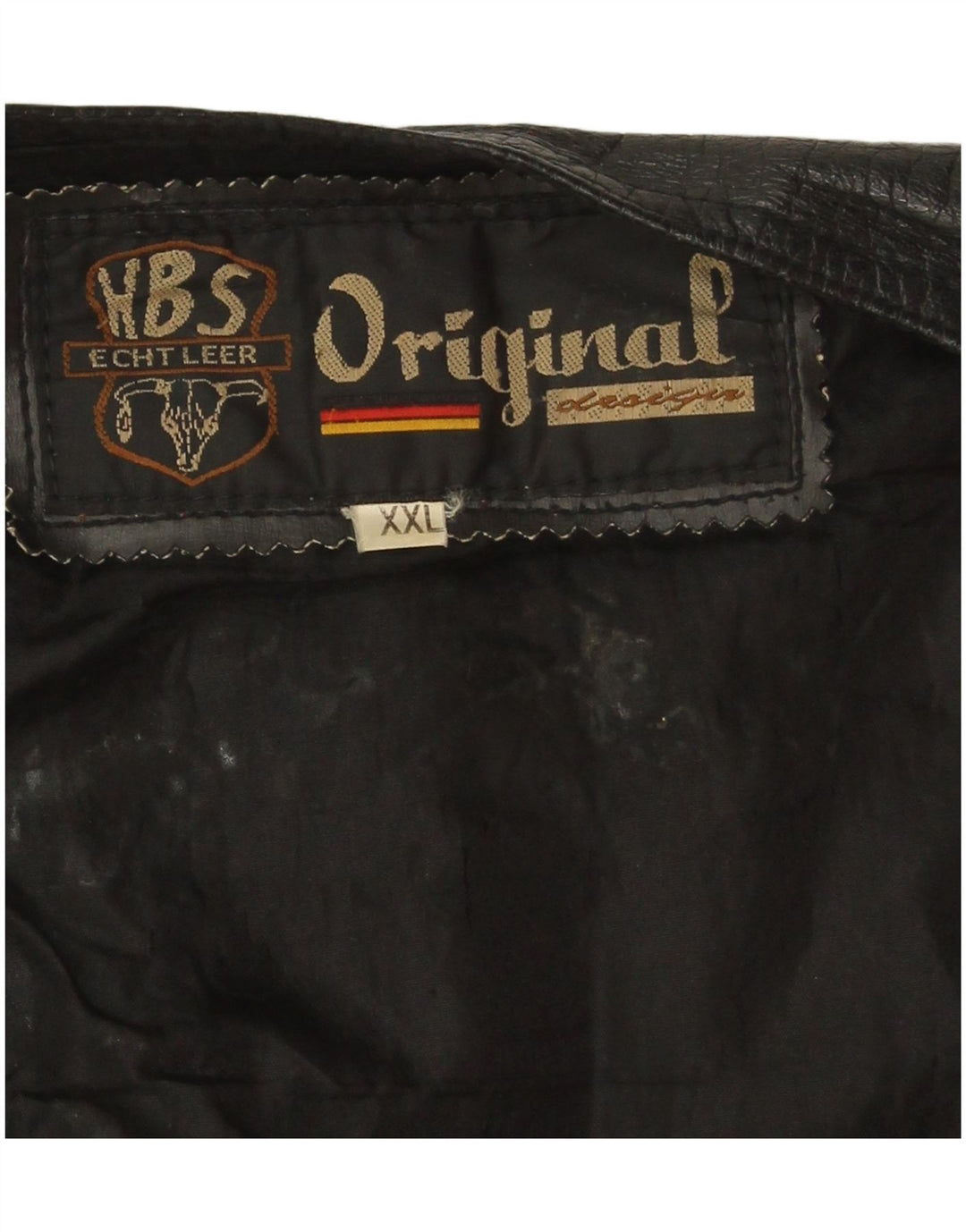 Vintage damska kamizelka skórzana UK 20 2XL czarna skóra