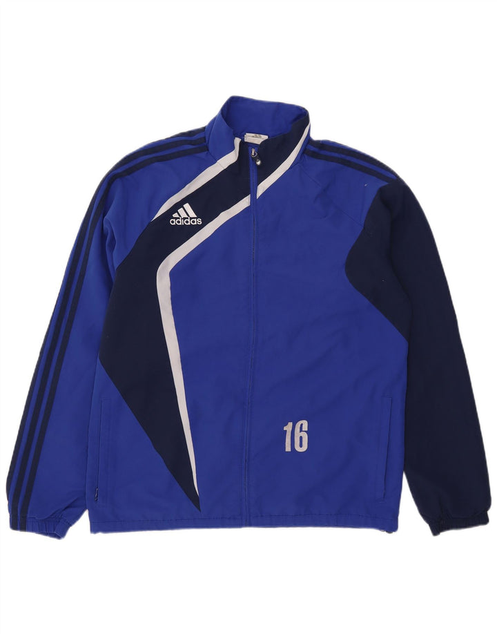Męska kurtka dresowa Adidas Graphic UK 38/40 w kolorze średniego niebieskiego