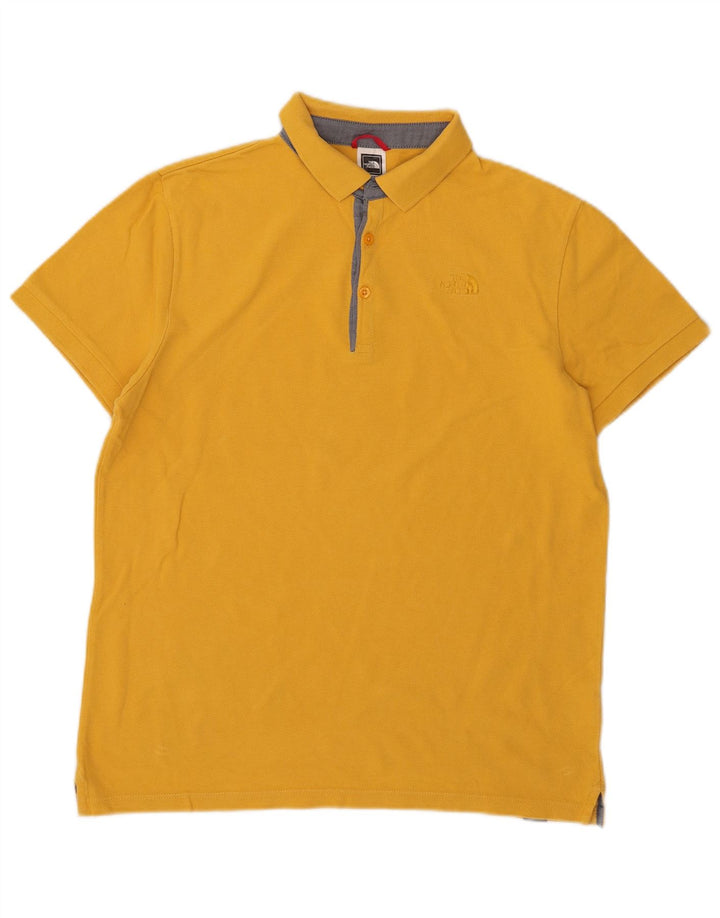 Męska koszulka polo The North Face, duża, żółta, bawełniana