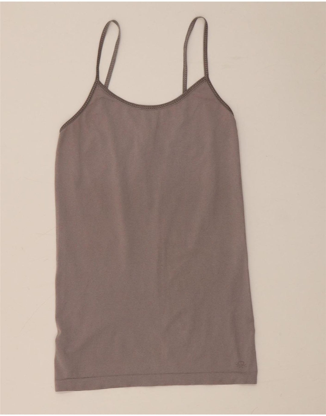 Damski top na ramiączkach Benetton UK 8 Small, szary poliamid