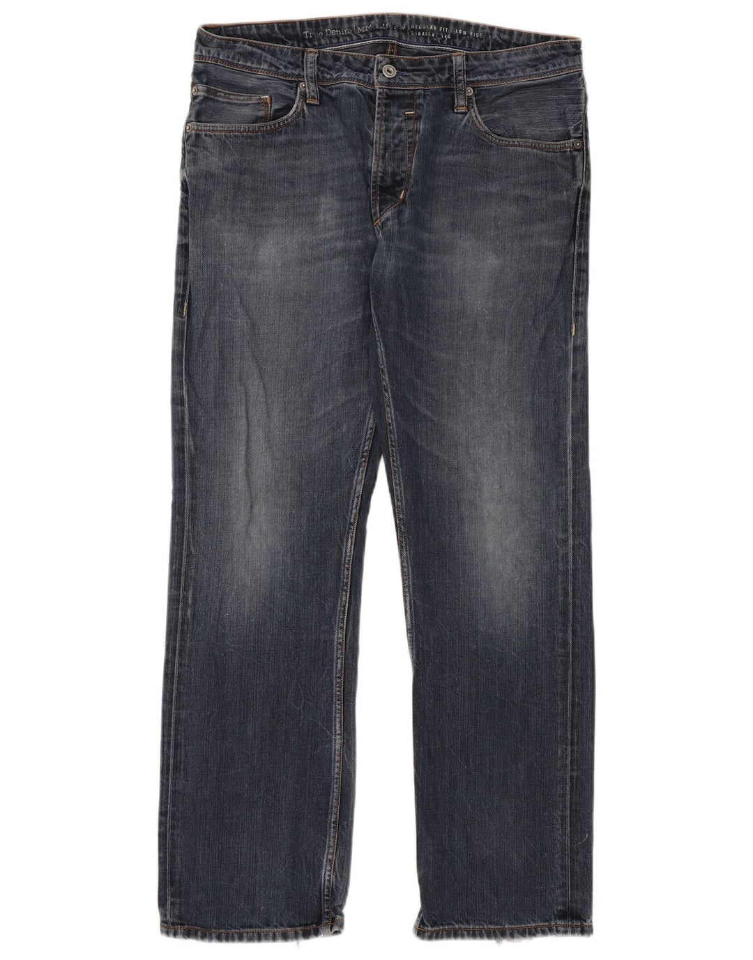 Męskie proste dżinsy Mustang W34 L32 Niebieskie bawełniane