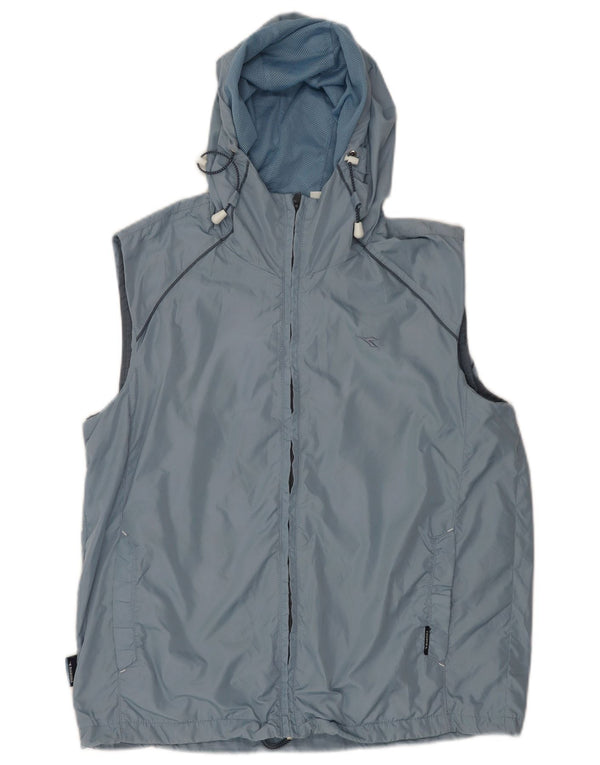 Damska bluza dresowa z kapturem oversize Diadora UK 10 Small Blue