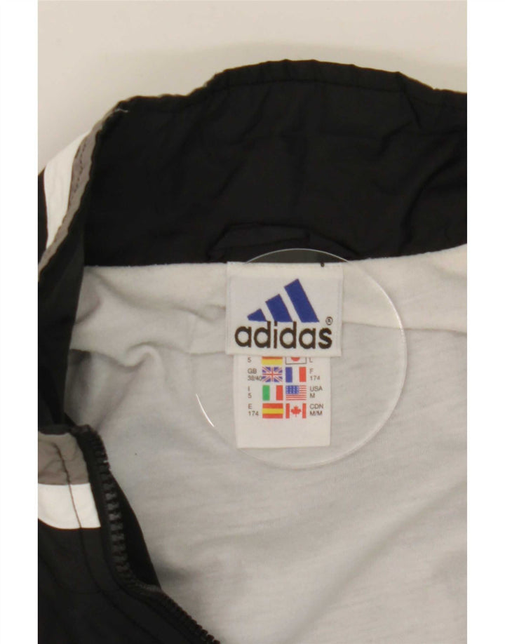 Męska kurtka dresowa Adidas UK 38/40 w kolorze średniej czarnej