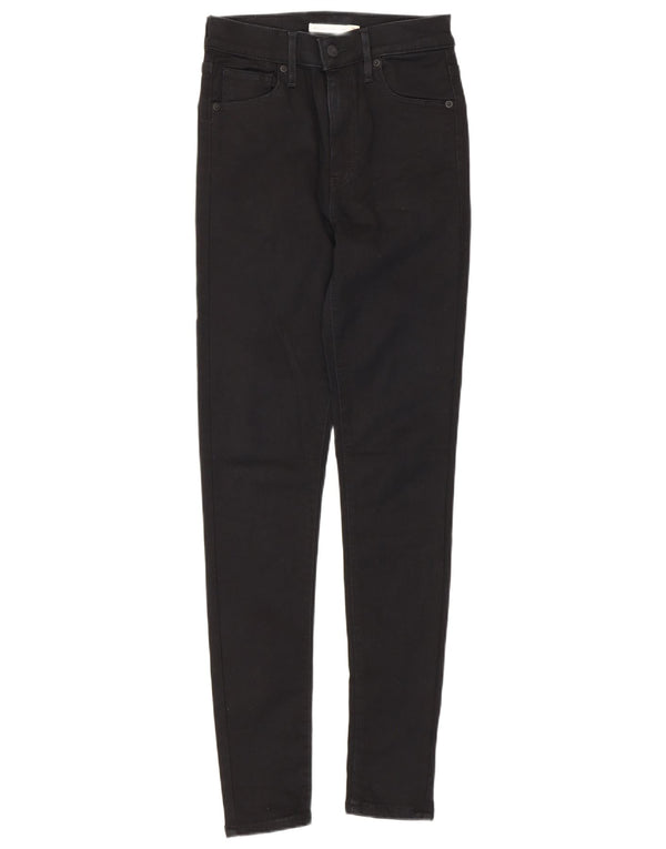 Damskie jeansy Levi's Mile High Super Skinny W26 L30 Czarna bawełna