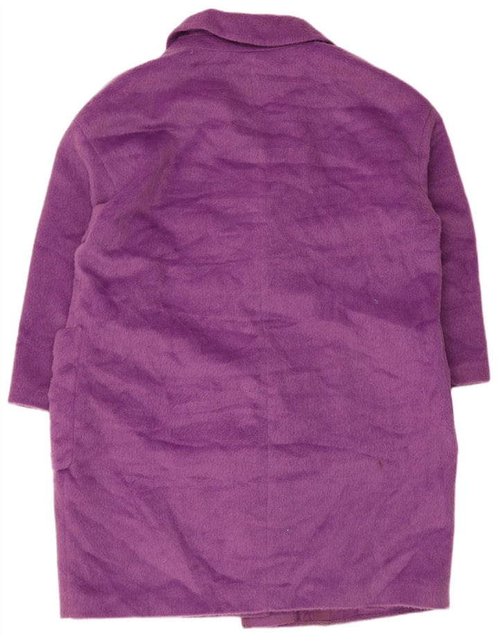 Marks & Spencer Płaszcz damski UK 22 3XL Fioletowy poliester