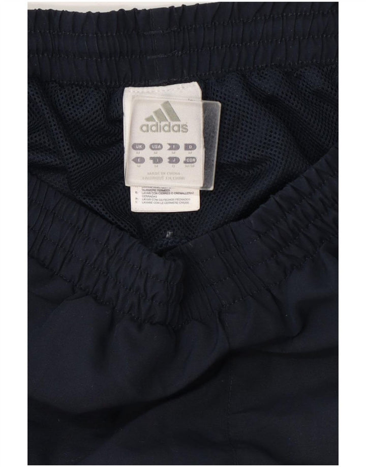 Adidas Męskie spodnie dresowe Joggery Średni granatowy poliester