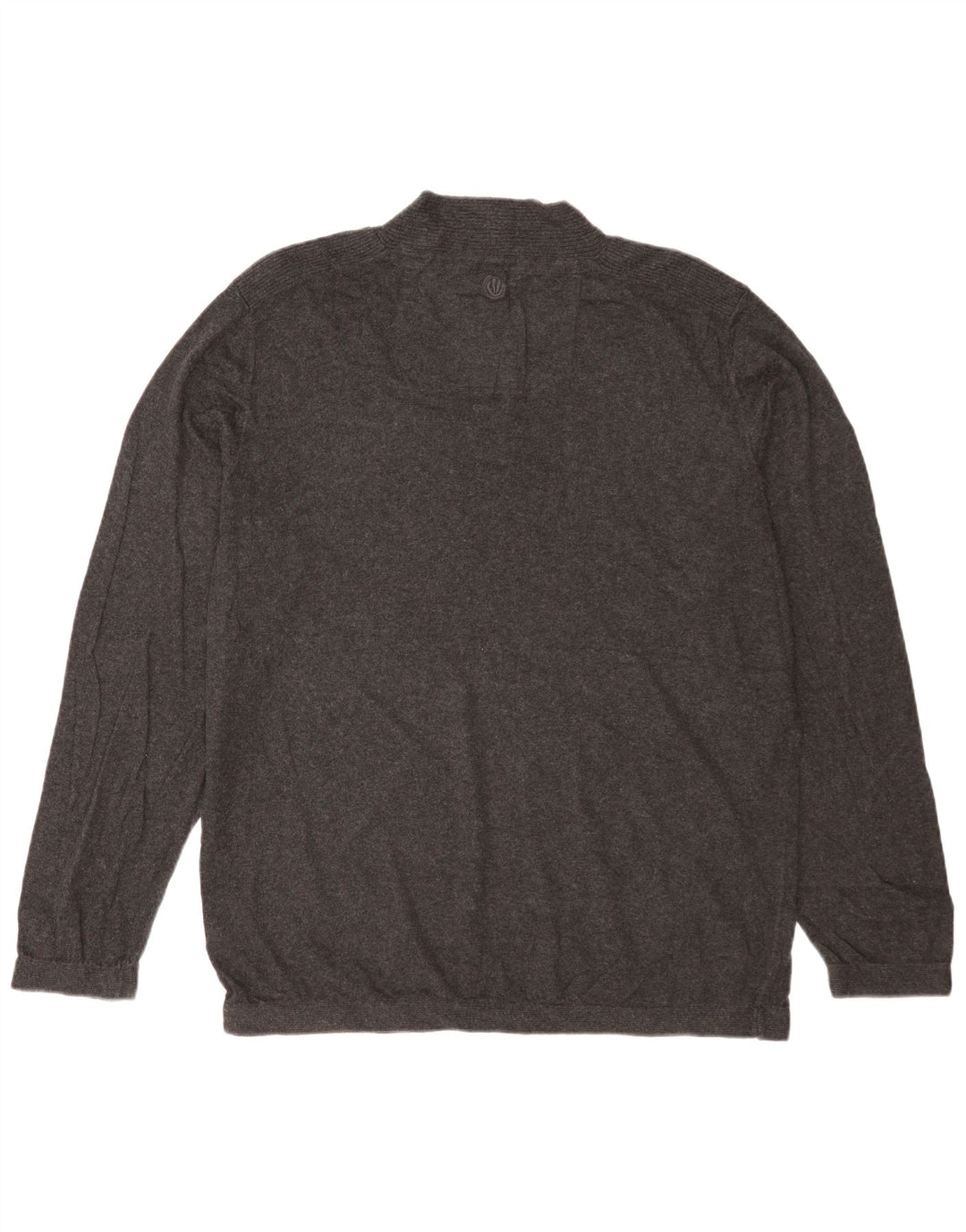 Męski sweter zapinany na guziki Fat Face XL, szary, bawełniany
