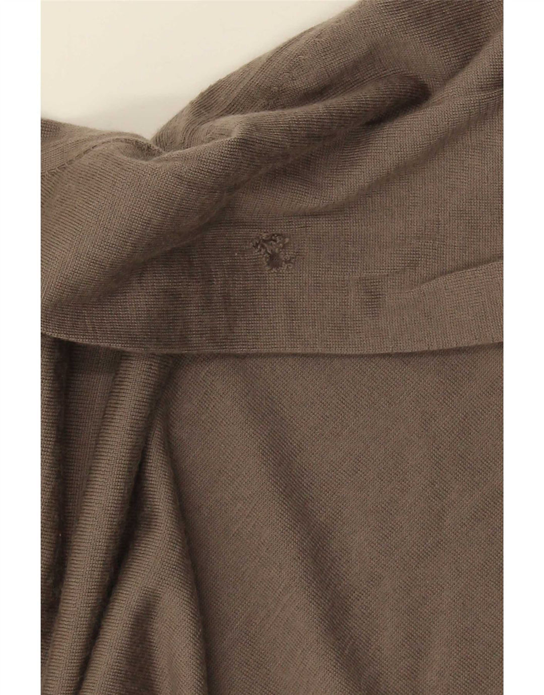 Męski sweter zapinany na zamek Massimo Dutti 2XL Brązowa wełna