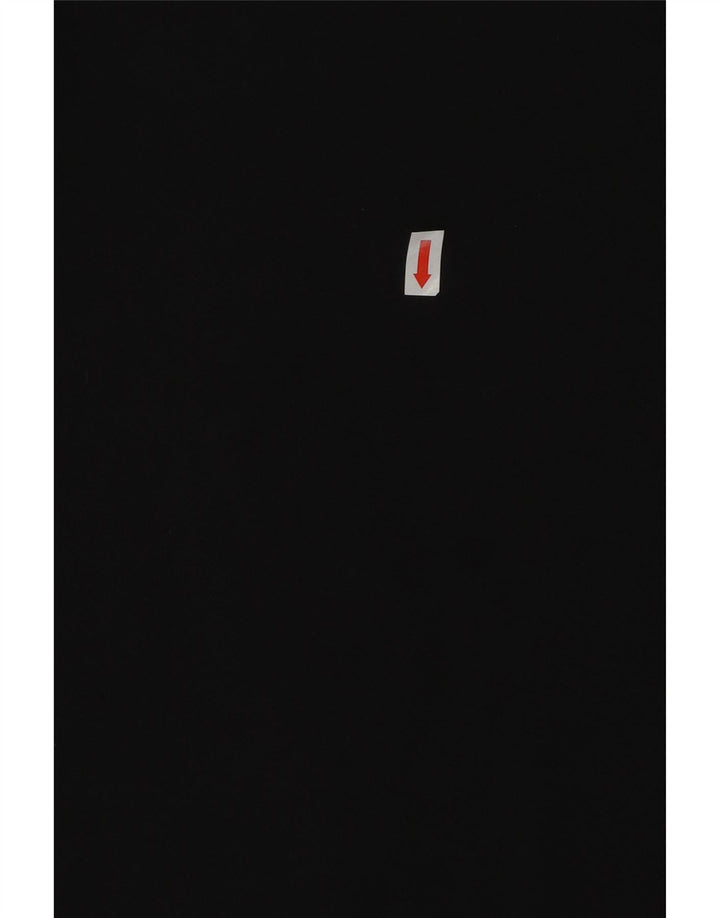 Męska koszulka z grafiką Adidas Top, średni czarny poliester