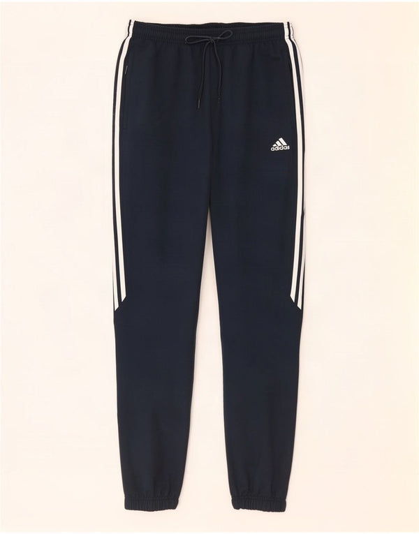 Adidas Męskie Spodnie Dresowe Joggery Duże Granatowe Poliester