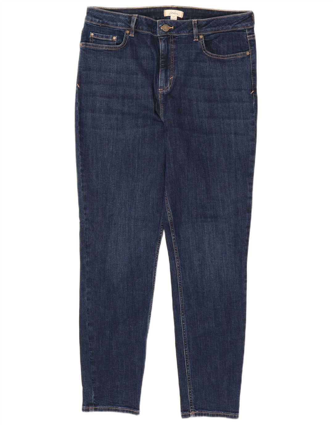 Damskie jeansy Skinny JOULES UK 14 Large W32 L28 Granatowa bawełna