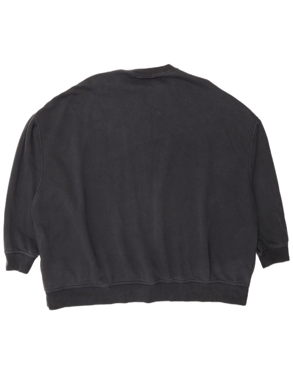 Damski sweter oversize Nike UK 18 XL, czarny, bawełniany