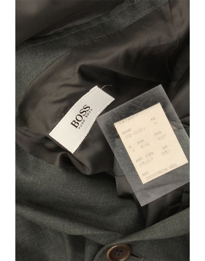 Męska marynarka zapinana na 2 guziki Hugo Boss EU 52 XL Szara wełna