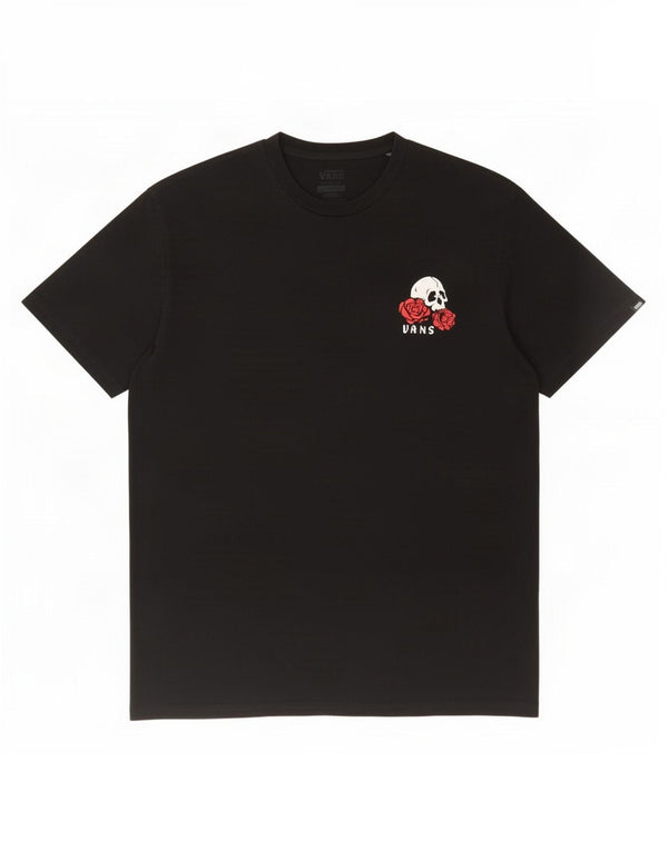 Męski T-shirt z grafiką Vans, duży, czarny, bawełniany