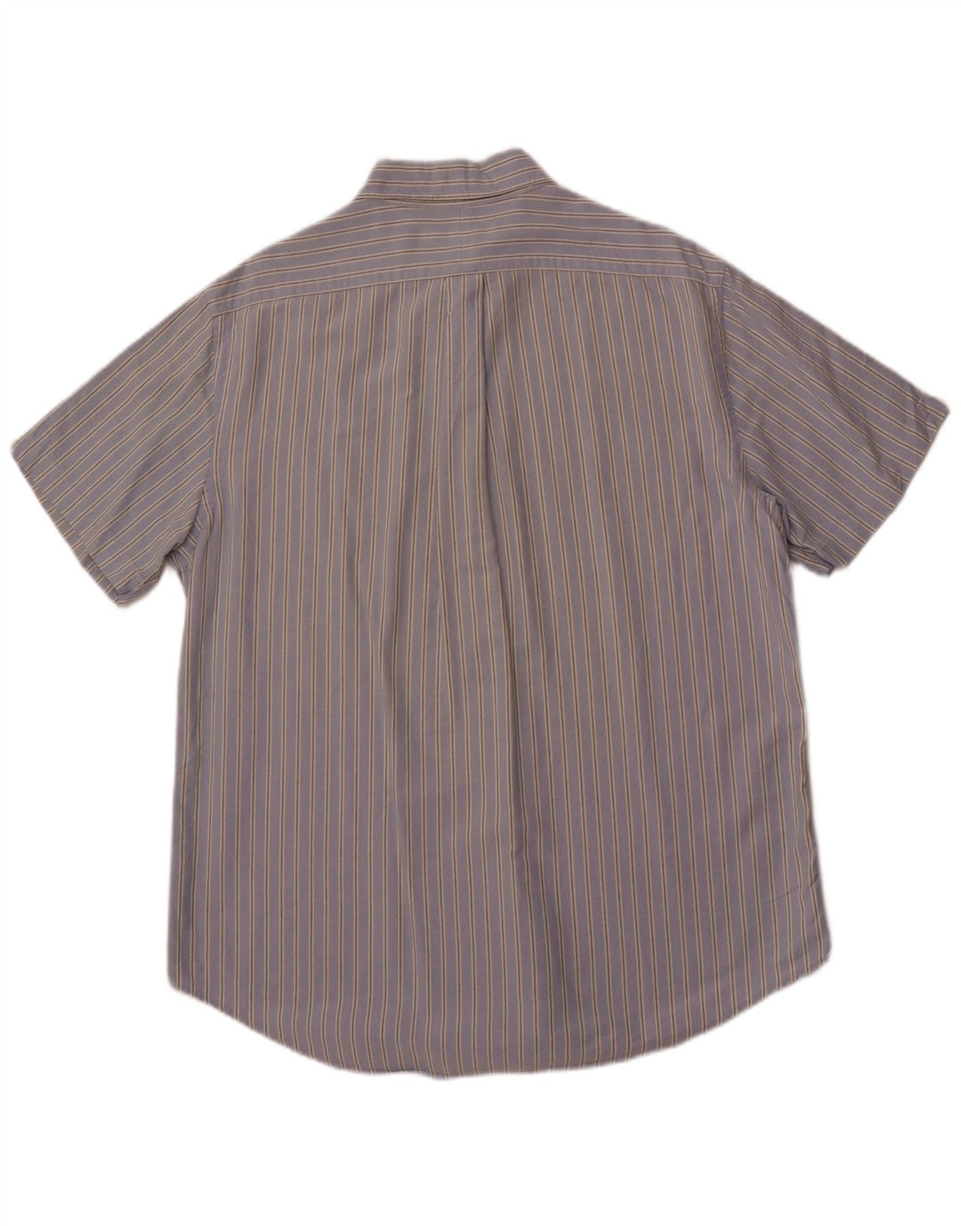 POLO RALPH LAUREN Męska koszula z krótkim rękawem o klasycznym kroju, duże niebieskie paski