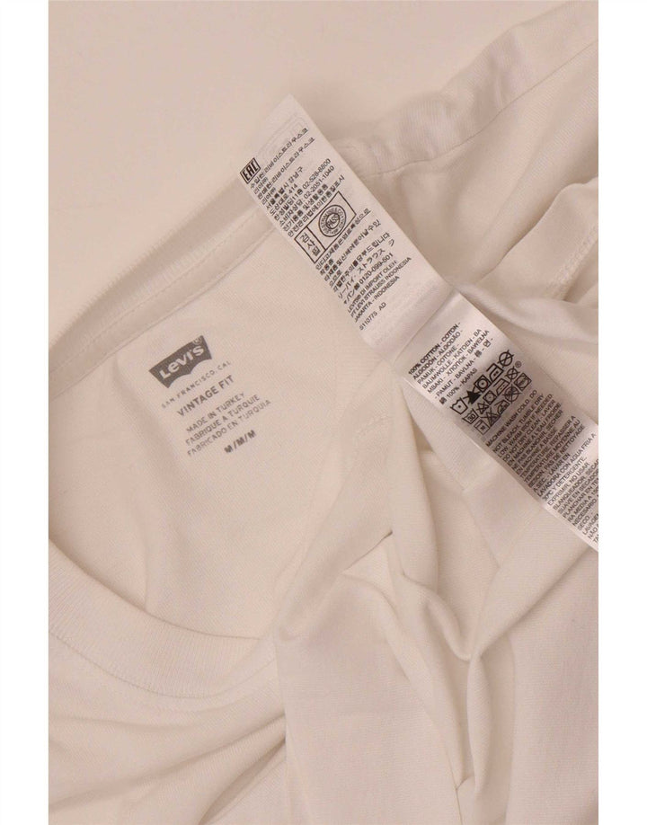Męska koszulka Levi's Vintage Fit, średnia, biała bawełna