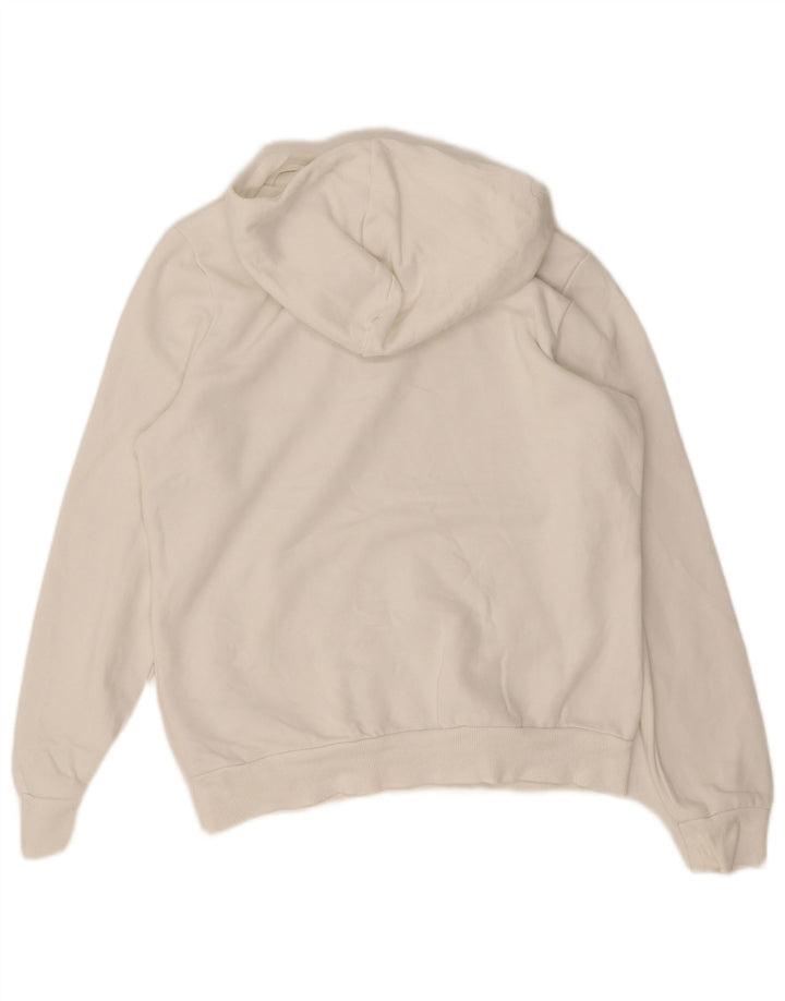 Damska bluza z kapturem Puma Graphic UK14 Średnia biała bawełna