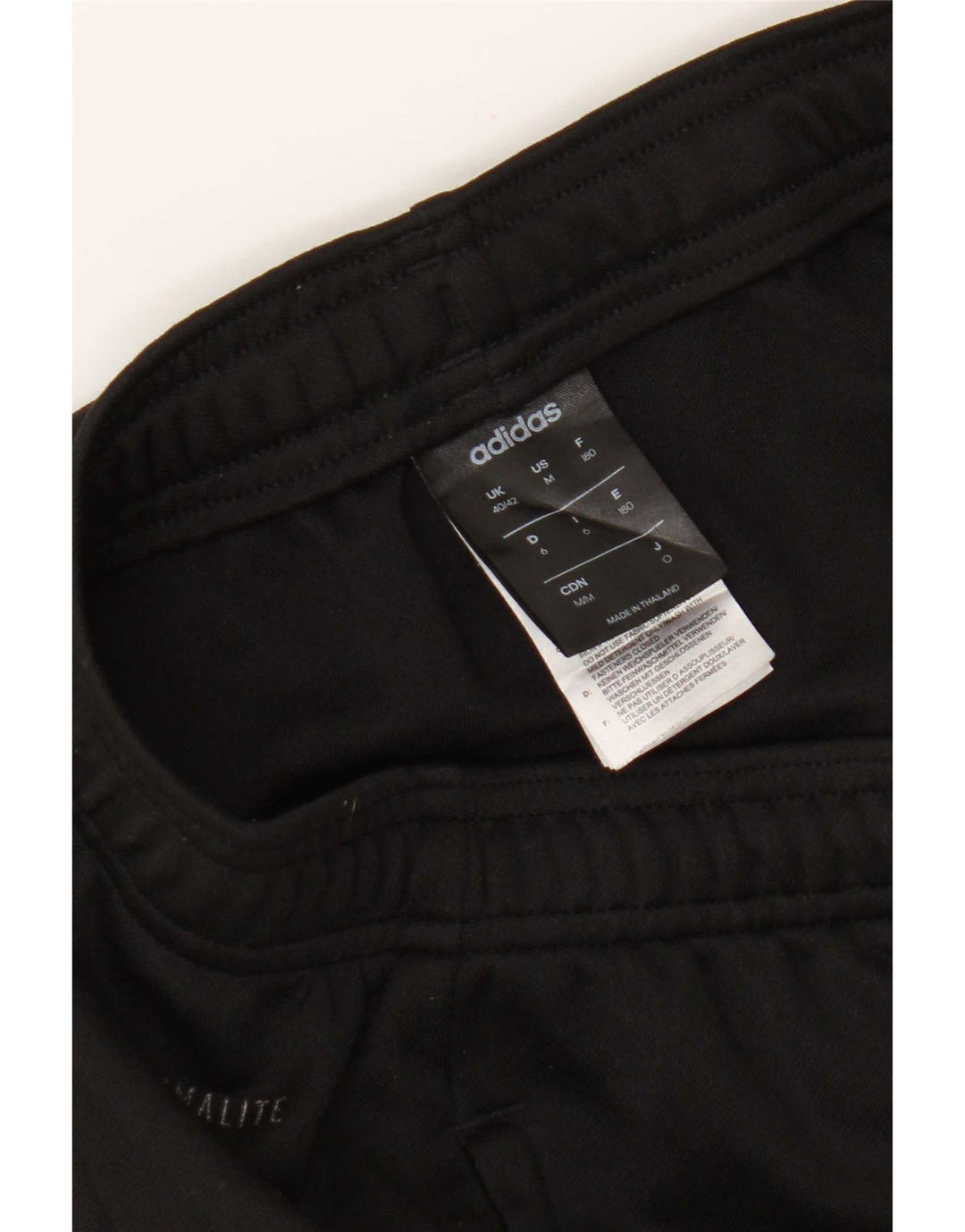 Męskie spodnie dresowe Adidas Climalite UK 40/42 Średni czarny poliester