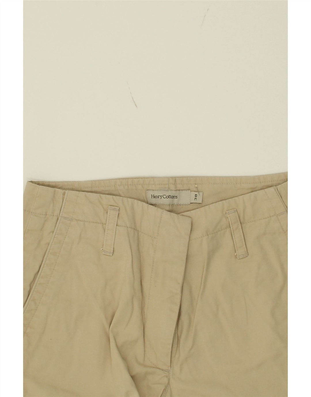 HENRY COTTONS Womens Bootcut Chino Trousers EU 38 Medium W28 L31  Beige Vintage Henry Cottons and Second-Hand Henry Cottons from Messina Hembry 