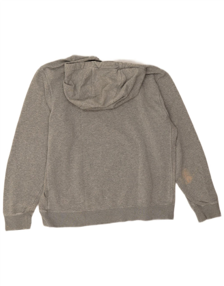 Męski sweter z kapturem Nike, duży, szary, bawełniany